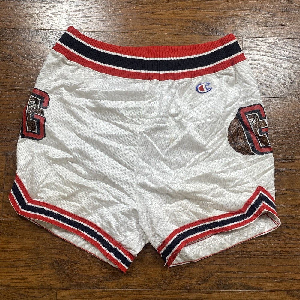 Mens Vintage 1990s Georgetown Hoyas Champion Mesh basketball shorts Large
